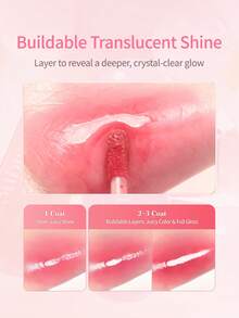 Son bóng Dasique Glassy Shine, trang điểm môi bóng mượt, không bết dính, dưỡng ẩm, phong cách Y2K sang trọng dành cho nữ, thích hợp cho tiệc tùng, du lịch, sử dụng hàng ngày, màu sắc quyến rũ, kỳ nghỉ, quà tặng trang điểm cho nữ, quà Giáng sinh, màu sắc quyến rũ, thích hợp cho mùa tựu trường, váy cưới cho cô dâu, mùa hè, lễ tình nhân, kỳ nghỉ, ngày lễ tình nhân. - #06 Sương Hồng - Xem 6