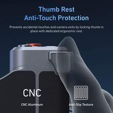 TELESIN Master Grip Kit For IPhone 17 Pro Max, Magnetic Phone Camera Grip With C03 Selfie Light+ UV Filters, Creator Kit Built 3200mAh Battery Wireless Charging - Cooling Graphene Case - Handle Grip - Combo iPhone 17 Pro Max Creator - Xem 6