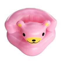 Multifunctional Inflatable Baby Learning Chair, Baby Sitting Posture Training Chair With Armrests, Suitable For Infants 3 Months And Above, Inflatable Baby Floor Seat, Baby Back Support Sofa For Summer - Multicolor - View 10