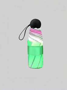 Mini Guarda-Chuva Dobrável com Proteção UV, Guarda-Chuva Colorido para Mulheres contra Chuva, Portátil, Ultralight, Compacto, Criativo, Presente de Natal, Necessidade para Férias, Escola, Camping, Praia, Viagem