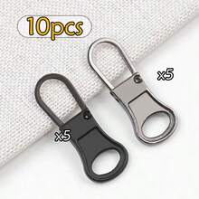 5/10pcs No-Tool Quick Release Universal Zipper Pulls | Replaceable Zipper Heads For Bags, Clothing, Shoes, Detachable Pendants - Multicolor - View 13