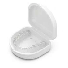1 Piece Blue Clear Plastic Retainer Case Storage Box Portable Smell Proof Durable Organizer For Home Travel Gym Daily Essentials - 白色 - 查看 1