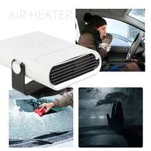 Dazone Portable Car Heater Electric Heating Fan Defogger Defroster Demister Cooler 12V 150W  Electric Car Heater & Defroster Rapid Heating Cooling Fan For Vehicle - White - View 4