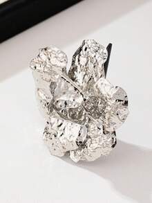 Gold Flower & Faux Pearl Jewelry Set, Suitable For Important Occasions - Jewelry Set - View 24