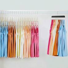 2-Pack Black Natural Wood Bra Hangers - 40 Rust-Proof Hooks, 360° Rotating, Space-Saving Closet Organizer For Bras, Tank Tops & Belts - màu đen - Xem 6