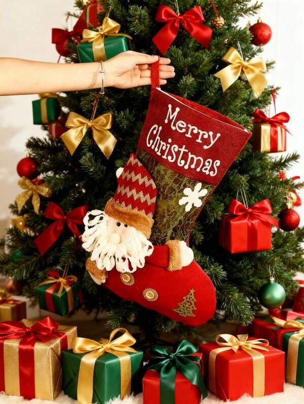 Extra Large Family Christmas Stockings - Extra Large Holiday Stockings - High-Quality Extra Large Gift Bags For Fireplaces, Christmas Trees, And Party Decorations; Ideal For Holding Gifts, Sweets, And Holiday Home Decor.