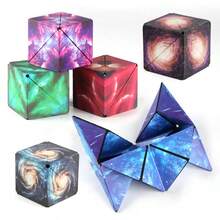 Đồ chơi Fidget Cube vô cực 3D, Khối lập phương biến hình quà tặng giảm căng thẳng cho thanh thiếu niên - Nhiều màu - Xem 3