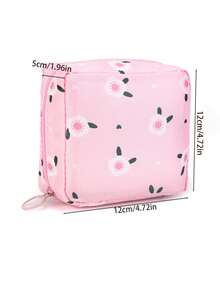 Large Capacity Cute Girl Sanitary Pad Storage Bag, Portable Travel Pouch For Women - Many - View 9