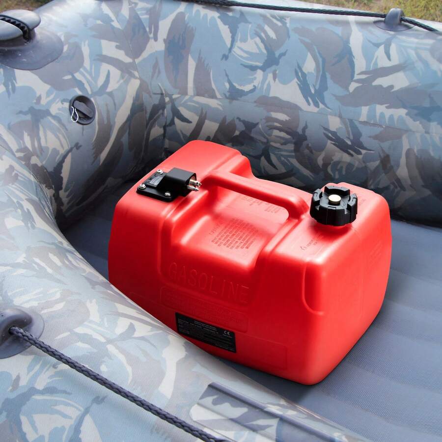 Boat Fuel Tank, 3.17-Gallon/12-L Marine Outboard Transfer Tank, Transfer Tank With 9.8ft Hose, Gauge For Outboard Engine, Yacht, Fishing Boat, Deck, Red - 3.17-gallon/12-l - View 1