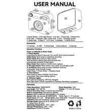 yesido 新款CCD复古迷你数码相机，支持拍照和录像，高清像素，支持自拍，是送给家人、老师和爱它的人的完美礼物。 - 彩色 - 查看 13