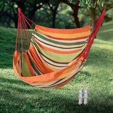 1pc Casual Hammock, Vibrant Color Travel Hammock, Durable Material, Easy Installation, Simple Storage