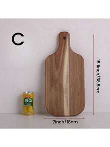 1 Pc Rosewood Cutting Board - Wooden Kitchen Tray, Stylish Long Handle, Solid Wood, For Meat, Cheese, Bread, Vegetables And Fruits - Charcuterie Board Cheese Serving Platter, Perfect For Gourmet Slicing And Display, Essential For Modern Farmhouse Kitchen. Mother's Day Gift, Wedding Kitchenware. Christmas Gift.