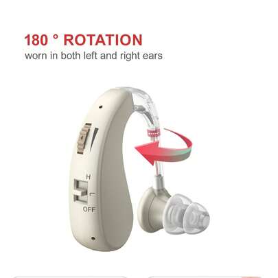 Hearing AIDS Are Ear-Hanging, Noise Reduction, Sound Amplification, Auxiliary Hearing Amplification And USB Charging, And The Sound Behind The Ears Of The Elderly Sound Amplifier Is Clear.