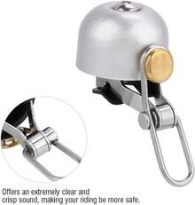 VGEBY Bell, 4 Colores Bike Bell Manillar Ciclismo Sonido Claro Anillo de Bicicleta Accesorios de bocina(3.00 * 2.20 * 6.00cm-Plata) Bicicletas Y Piezas De Recambio - 1 - Ver 4