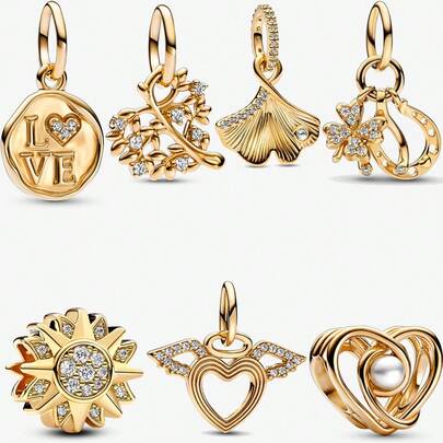 1 Sparkling Love Stamp Charm Silver Plated For Bracelets And Necklaces Suitable For Daily Wear Or Birthday Gifts