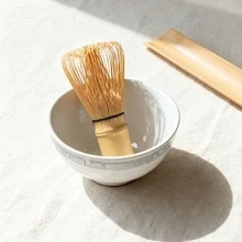 Japanese Matcha Whisk, Matcha Brush, Bamboo Whisk, 100-Prong Tea Whisk, Matcha Bowl Stand, Tea Scoop