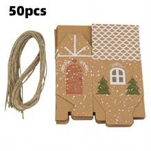 50/30/5 pezzi Grandi scatole regalo per feste di Natale, scatole regalo da tavolo per feste di Natale, scatole regalo natalizie per decorazioni per feste di Natale, calendario dell'Avvento fai-da-te