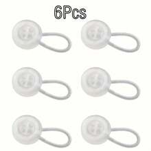 4/8/16 件可扩展腰部纽扣，可拆卸，无需熨烫，无需缝制袖口，领口延长器，松紧腰带可调节弹力纽扣，男女通用