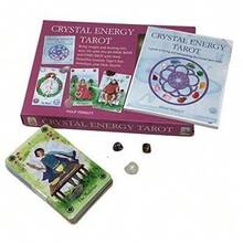 Taro Reading, Crystal Energy Book, Cards Taro - Includes 78 Cards And A 64 Page Book By Philip Permutt - Sách đơn - Xem 3