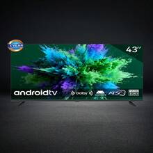 Alta definición android pantalla plana led tv inteligente 43 pulgadas pantallas de tv inteligente televisores televisores inteligentes - Tipo de Enchufe B USA (110-127V) - Ver 2