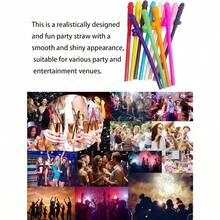 12 Pcs Drinking Straw For Bridal Shower Birthday Single Party Favor Wedding Decor Drink Juice Home Kitchen Beer Bar Garden Supplies Tool Wedding Set N8 - N8 - View 5