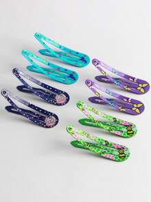 Bộ 36 kẹp tóc in họa tiết nhiều màu sắc, kẹp tóc mái và tóc bên thời trang, nhỏ gọn và tiện dụng, thích hợp cho việc tạo kiểu tóc, phù hợp cho cả bé gái và phụ nữ, lý tưởng cho các hoạt động hàng ngày: đi mua sắm, đi chợ, dạo chơi với bạn bè, v.v., kẹp càng cua, kẹp tóc, kẹp cài tóc, phụ kiện tóc, phụ kiện đội đầu, ghim cài tóc. - Nhiều màu - Xem 5