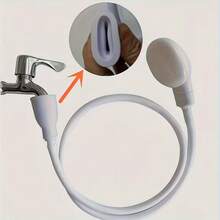 1-In-1 Portable 360° Rotating Shower Head And Faucet Extender - Heavy-Duty Synthetic Rubber, Suitable For Bathtubs, Showers, RVs - Compatible With Transparent Hoses, Multi-Functional Flow Control, Space-Saving Design, Easy Installation (Tools Required) - Suitable For Homes And RVs (No Components Required), Shower Accessories, Bathroom Faucet Extenders, Sink Shower Head Attachments - Multicolor - View 5