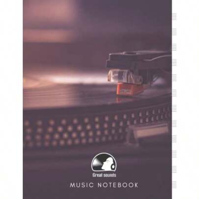 Music Notebook Great Sounds Collection Number 29. Blank Sheet Composition Manuscript Staff Paper. Lined Composition Manuscript With Tablature Sheet... Size 8 5 X11 Perfect Companion For Musicians