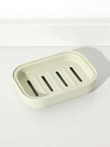 4pcs/2pcs/1pc No Drill Vertical Soap Dish Holder, Bathroom Washroom Lotus Suction Cup Wall Mount Soap Rack - Multicolor - View 6