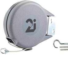 Varal de Parede Retratil Recolhivel Uso Interno e Externo 15 metros de Extensao + Kit Instalacao