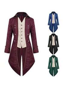 Men's Costumes - 24613 Nơ và Áo đuôi tôm Kiểu 1 Đỏ - Xem 5