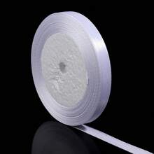 25 Meter/Rolle weiße Satinbänder, glänzender Stoff, geeignet für DIY Hochzeitseinladungen, Brautbouquets, Geschenkverpackung, Partydekorationen, Nähhandwerke, Brautstraußzubehör, Hochzeitsdekoration, Schleifen binden, Dekorieren von Hochzeits- und Geburtstagstorten - Weiss - Übersicht 9