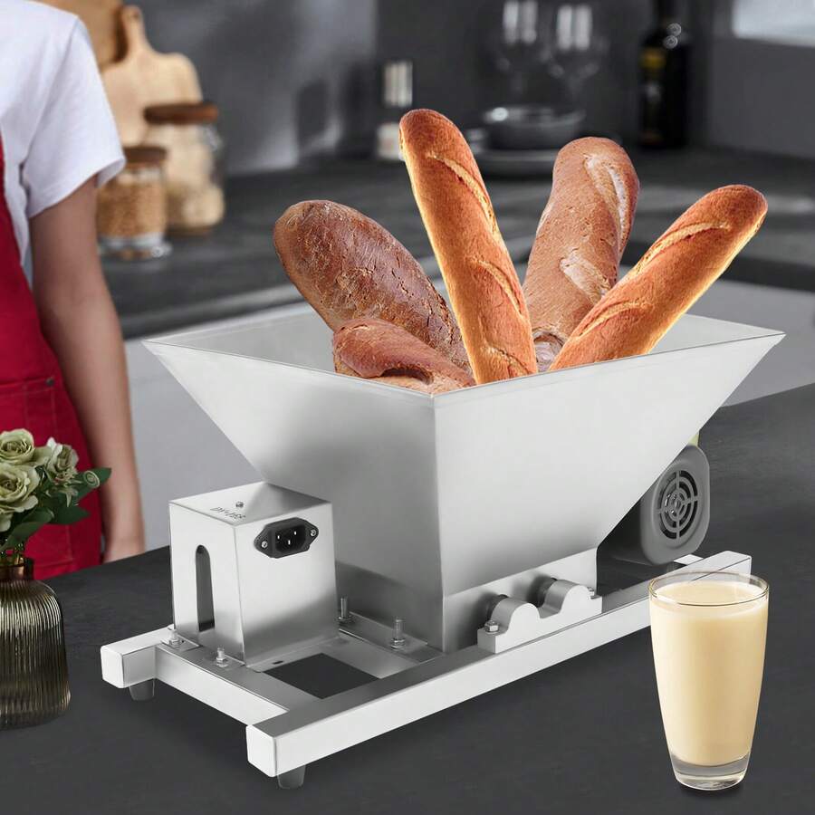 WANLECY 4L Electric Fruit Crushing Machine Bread, Brown Sugar Breaking Machine 60w 110v - US B Type Plug(110-127V) - View 1