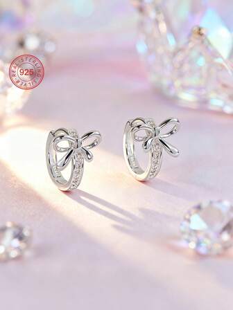 Artepollo 1 件 925 纯银防过敏彩色花朵耳钉，镶嵌闪亮立方氧化锆，螺丝耳钉，小巧精致，送给女孩、朋友的礼物，返校季佳品