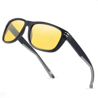 Night Vision Driving Glasses For Men, Polarized Night Driving Glasses With Anti Glare And UV400 Protection