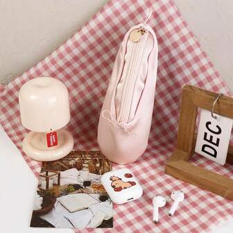 Ballerina Satin Ballet Pointe Shoe Pencil Case Purse Keyring For Dance Lovers