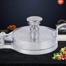 手动铝合金肉饼机，家用汉堡压模机，鸡肉汉堡和牛排烤架机