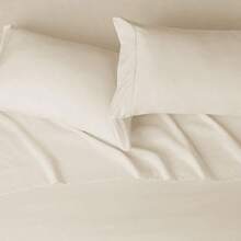 Basics Lightweight Super Soft Easy Care Microfiber Bed Sheet Set With 36cm Deep Pockets King Beige - Beige - View 3