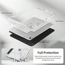 Tablet Protective Case,Compatible With Apple IPad 9.7/10.2/10.5/10.9/12.9/Pro/Mini,5th/6th/7th/8th/9th/10th/11th Gen, Air 11inch, Compatible With Samsung Galaxy Tab S6/S7/S8/S9/S10/A7/A8/A9/Lite/Plus/Lite/ 10.4 Inch,Soft Anti-Fall Protection,Smart Stand/Automatic Wake Up/Sleep - Pink - View 6