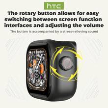 1 Pair HTC NE40 TWS Wireless Earbuds, Support 131 Language Translation, With HD LED Display And High-Fidelity Wireless Audio Quality. Suitable For Office, Workout, Study And More. Built-In Microphone. Birthday Gift Choice, Earbuds With Shock-Resistant Function. - Grey - View 4