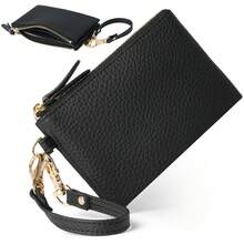 Women PU Leather Coin Purse With Wrist Strap Zipper Small Wallet Wristlet Clutch With Card Slots For Women Wallet Purse Wallet Cute Wallet Wristlet Wallet Mini Wallet Purses For Woman Wallet For Ladies - Multicolor - View 10