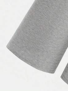 Toddler Girls' Bow Print Short Sleeve Top And Loose Fit Pants Set - Grey - View 6