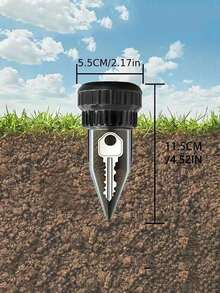 1pc/2pcs New Realistic Watering Can Shaped Plastic Storage Box, Prevent Loss Key/Coin Holder