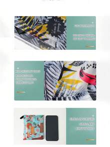 2pcs Foldable Large Capacity Floral Print Shopping Bags, Reusable Grocery Tote Bags, Creative Portable Handbag