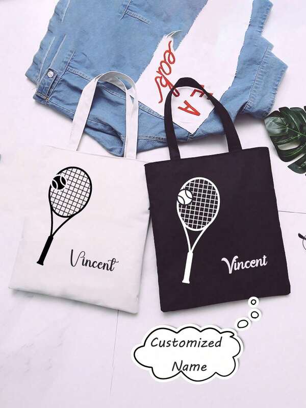 Bolsa de Tênis Personalizada, Nécessaire de Tênis Personalizada, Nécessaire de Tênis Personalizada, Ideias de Presente de Tênis, Pulseira de Tênis, Presente para Equipe de Tênis