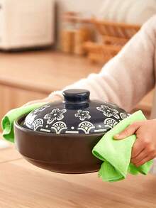 10/5/1 张/包厨房毛巾，可重复使用的厨房毛巾，黑色清洁茶巾，厨房配件或清洁用品！超细纤维毛巾，家居用品，厨房配件，加厚清洁布，厨房抹布，锅碗瓢盆清洁布，毛巾，清洁工具，厨房、浴室和家居用品供应商（颜色随机发货）。