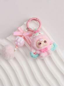 1pc Cute Cartoon Dessert Keychain Bag Charm, Adorable Gift Idea, Suitable For Students And Daily Use