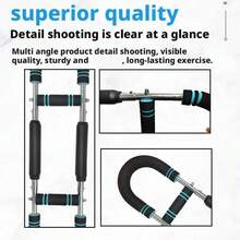 Shaker  Arm Trainer,Workout Equipment,Adjustable Chest Expander-Exerciser - Black Blue - View 9