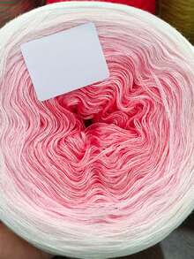 1 Knäul (300g) Spitzengarn - Mehrfarbiger Farbverlauf (Türkis/Navy/Cyan/Grün/Schwarz) zum Häkeln, Weben - Universalgarn für Pullover, Schals, Decken - Verschiedenfarbig - Übersicht 15