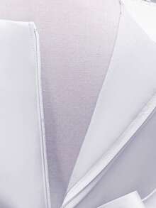 女童多层蛋糕蓬蓬裙公主裙，儿童派对礼服，适合婚礼、生日、钢琴演奏会、晚宴等场合 - 白色 - 查看 7